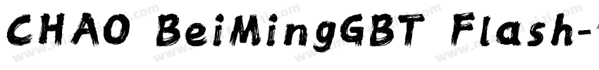 CHAO BeiMingGBT Flash字体转换
